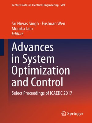 cover image of Advances in System Optimization and Control